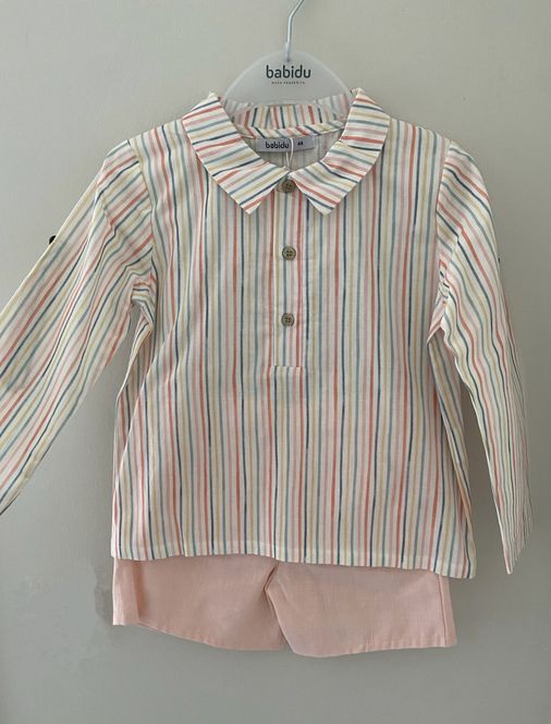 Hovedbilde Stripete skjorte med shorts
