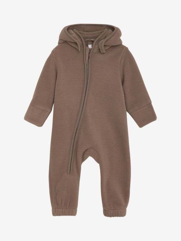 Fleecedress brun 