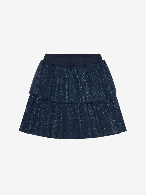 Hovedbilde Tyllskjørt navy glitter