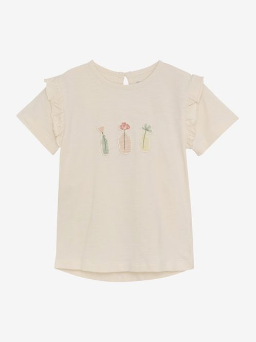 Hovedbilde T-skjorte ss blomster - minymo 