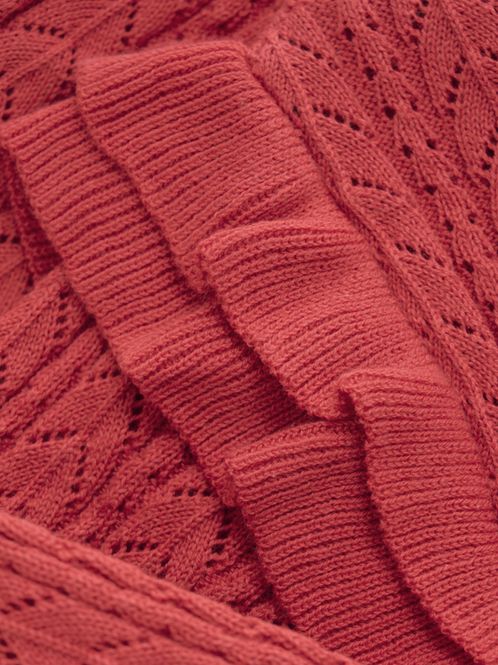 Hovedbilde Minymo strikket cardigan - rød