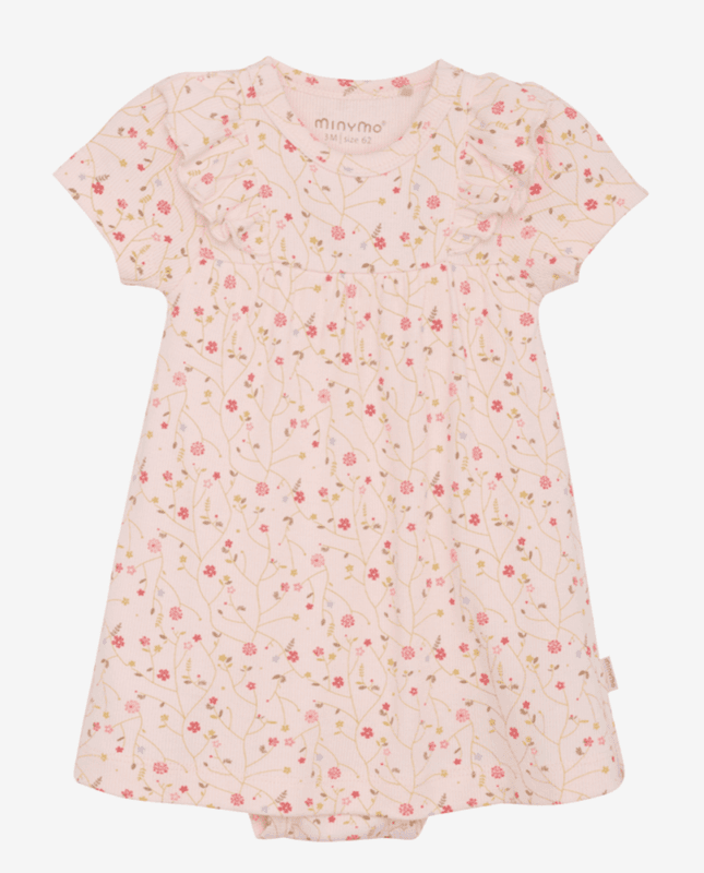 Kjole med blomsterprint - minymo