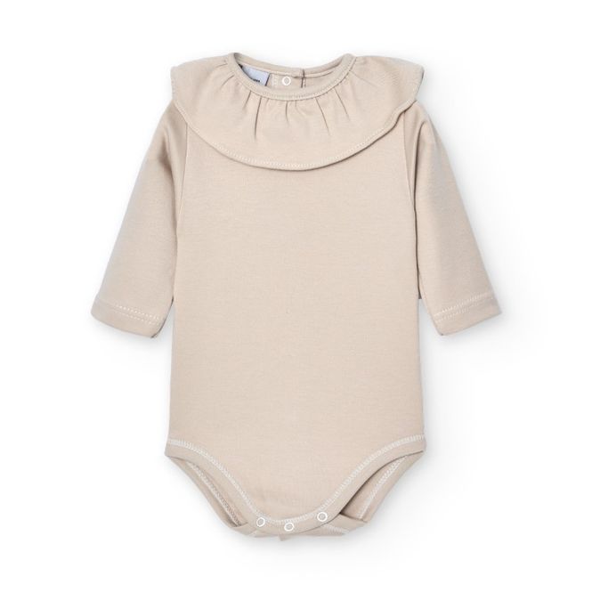 Hovedbilde Body med volang - Babidu beige